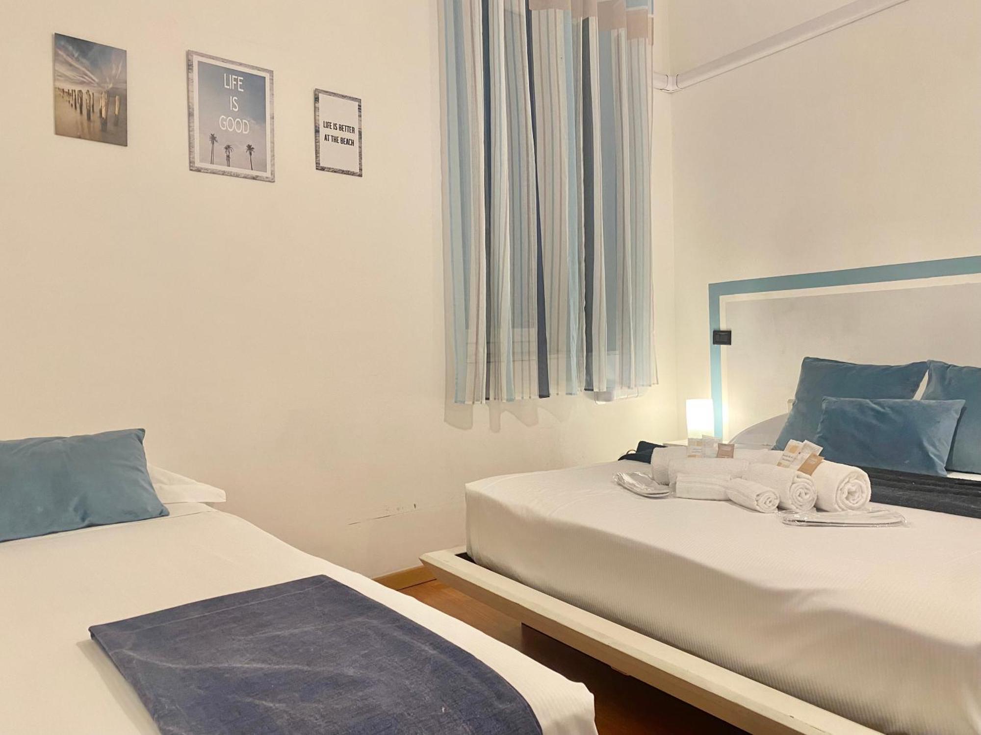 Mazzini 12, Elegant Central Apartment With Free Private Garage 800 M, Air Conditioning, Wi-Fi, Just 100 M From The Public Beach Rapallo Exterior photo